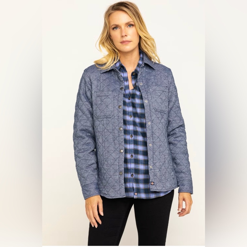 NWT-Dickies Gray Quilted Jacket